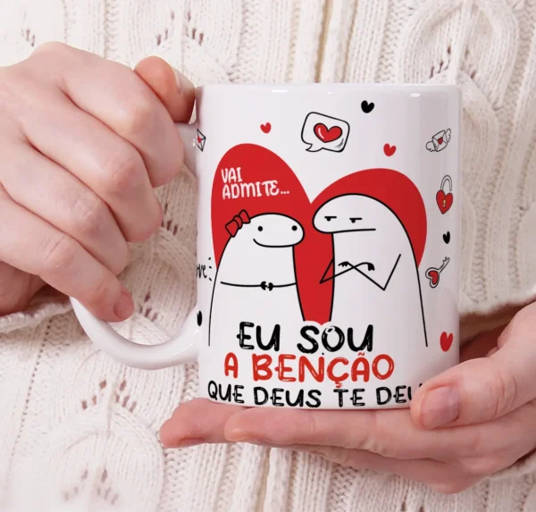 Artes para Caneca Especial Dia dos Namorados Flork PNG