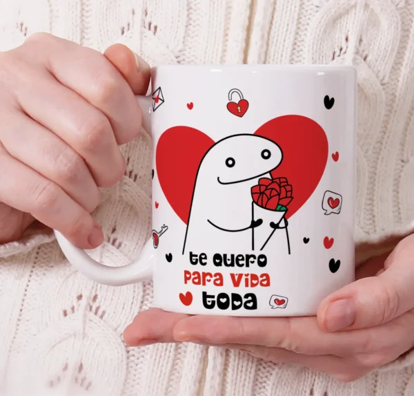 Artes para Caneca Especial Dia dos Namorados Flork PNG
