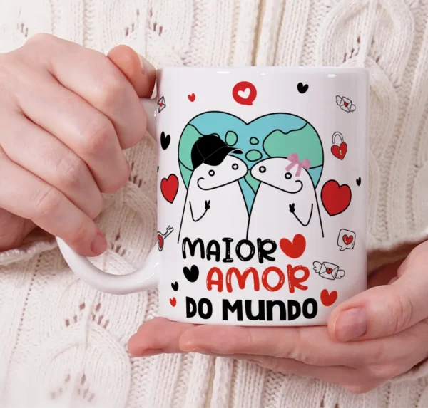 Artes para Caneca Especial Dia dos Namorados Flork PNG