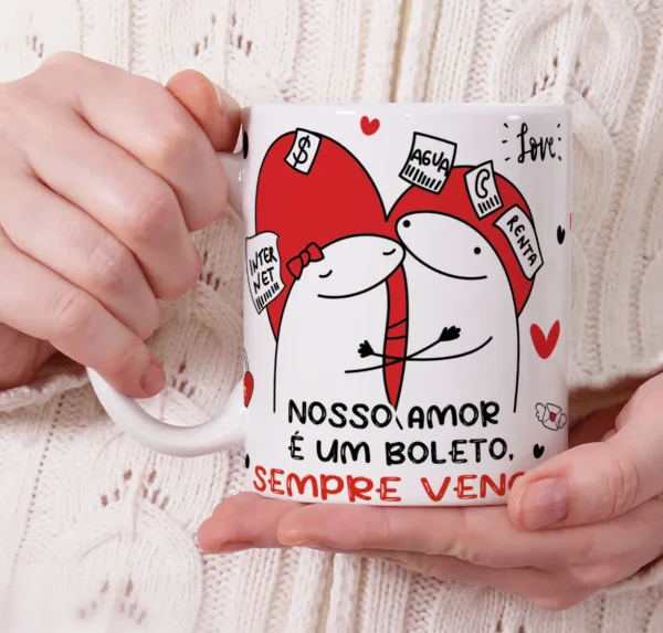 Artes para Caneca Especial Dia dos Namorados Flork PNG