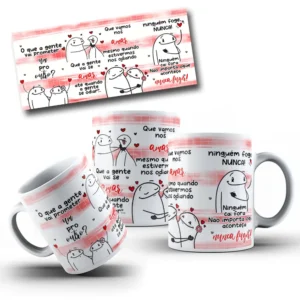 Artes para Caneca Promessas de Amor em PNG