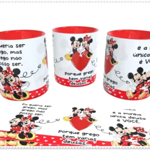 Artes para Canecas de Namorados Mickey e Minnie
