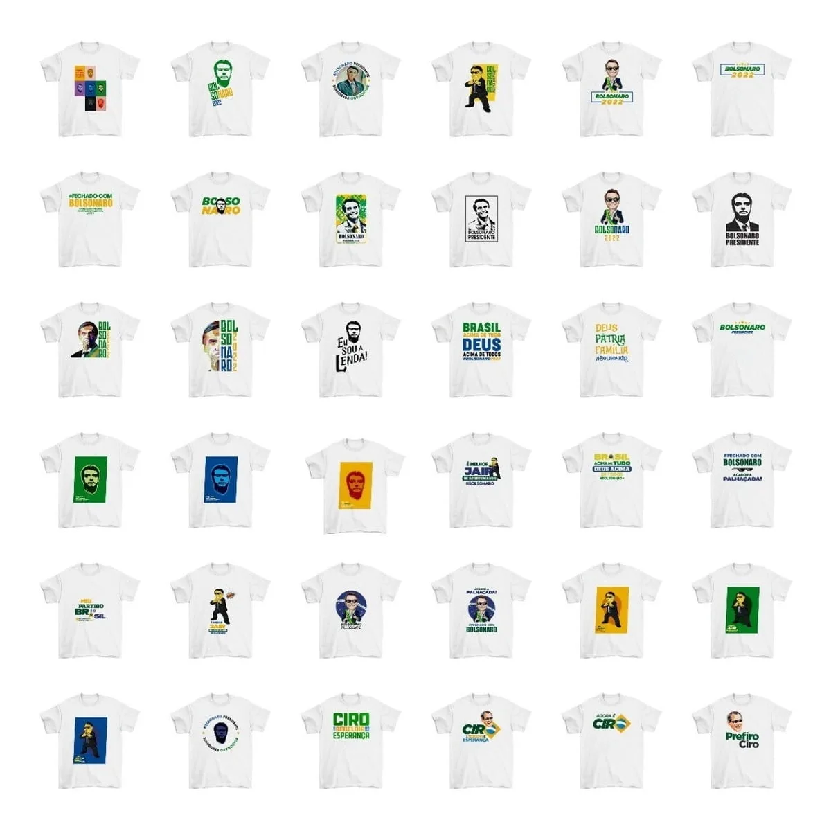 Artes Sublimação Caneca Lula Bolsonaro Ciro Eleições 2022