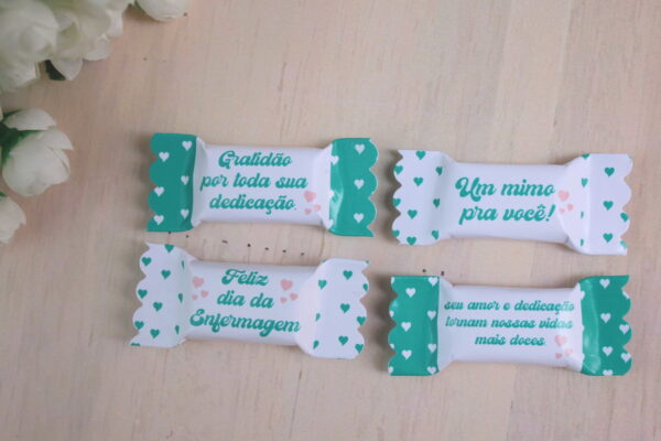 Bala com Card - Dia do Enfermeiro