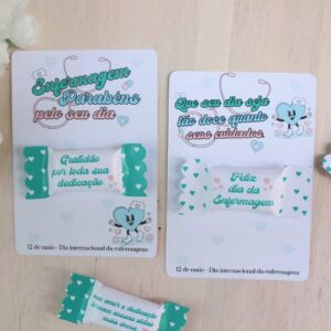 Bala com Card - Dia do Enfermeiro