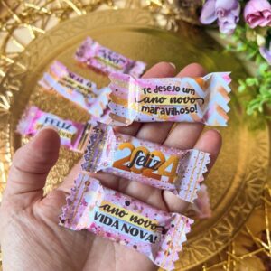 balas e cards ano novo 2024 arquivo digital personalizados