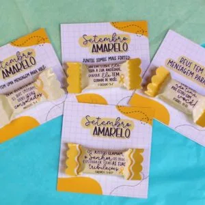 Balinha e Card Setembro Amarelo 2023- Arquivo Digital