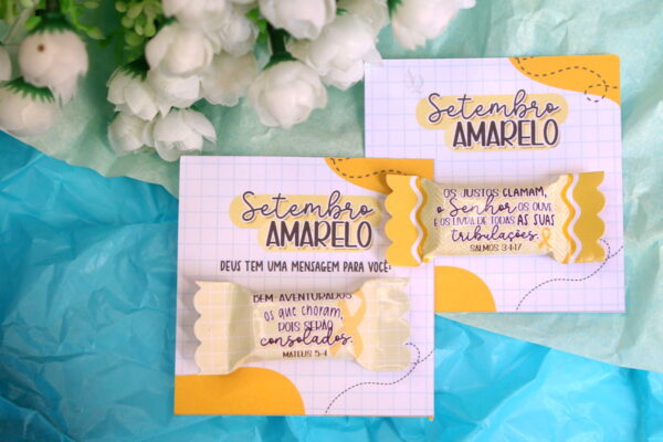 Balinha e Card Setembro Amarelo 2023- Arquivo Digital