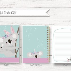 Bloco A5 Coala Cute