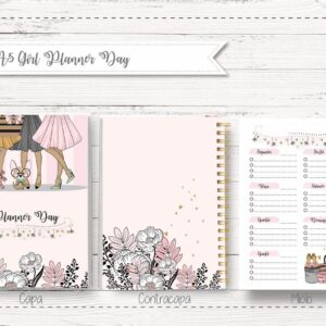 Bloco A5 Girl Planner Day