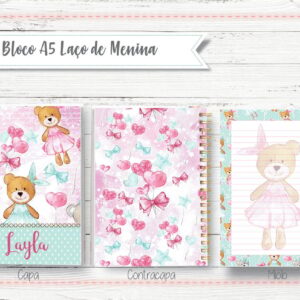 Bloco A5 Laço de Menina