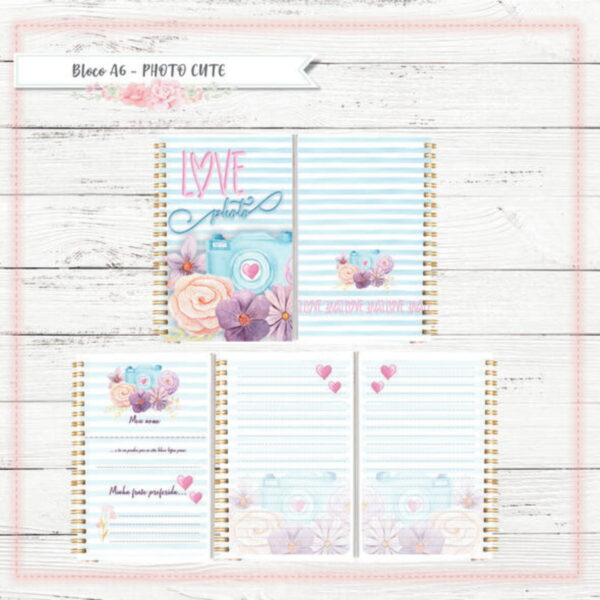 Bloco A6 Photo Cute