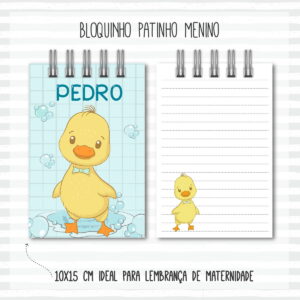 Bloquinho 10x15 Patinho