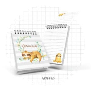 Bloquinho A6 Bicho Preguiça