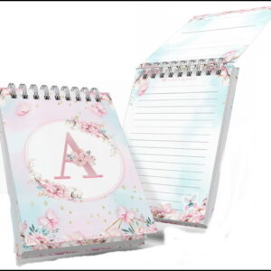 Bloquinho A6 Floral Alfabeto