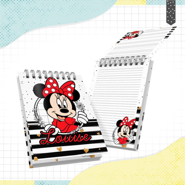 Bloquinho A6 Minnie