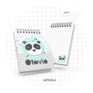 Bloquinho A6 Panda Escandinavo