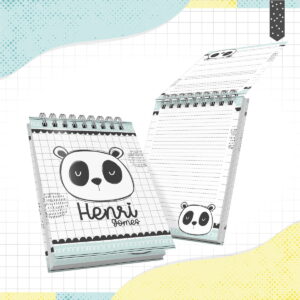 Bloquinho A6 Panda Menino