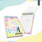 Bloquinho A6 TieDye 10 Bloquinho A6 TieDye