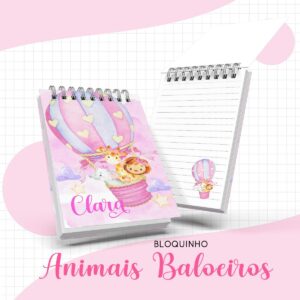 Bloquinho Animais Baloeiro Menina