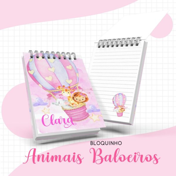 Bloquinho Animais Baloeiro Menina