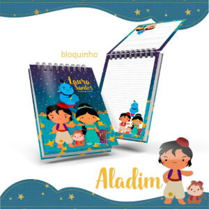 Bloquinho Anotações Aladim