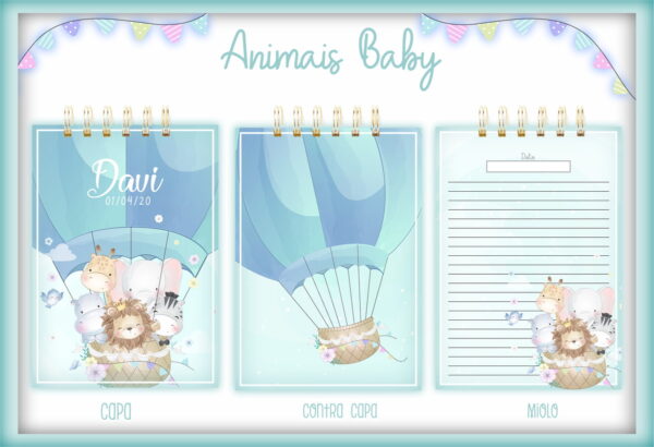 Bloquinho Anotações Animais Baby