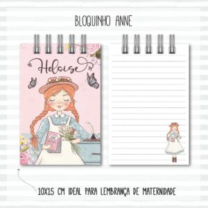 Bloquinho Anotações Anne