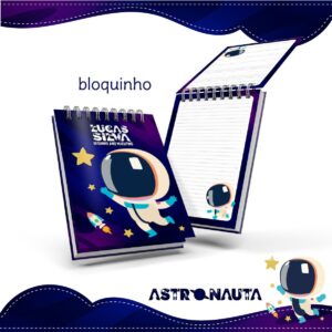 Bloquinho Anotações Astronauta