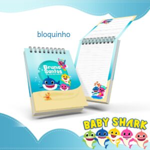 Bloquinho Anotações Baby Shark