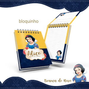 Bloquinho Anotações Branca de Neve