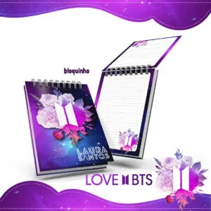 Bloquinho Anotações BTS