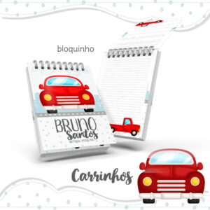 Bloquinho Anotações Carrinho