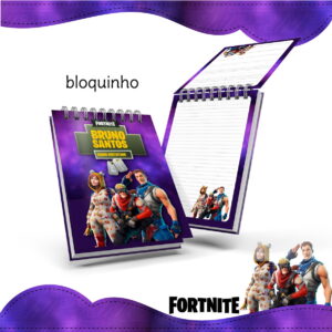 Bloquinho Anotações Fortnite
