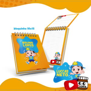 Bloquinho Anotações Lucas