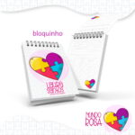 Bloquinho Anotações Mundo Rosa - Arquivo Digital