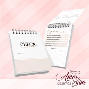 Bloquinho Check List Casamento - Arquivo Digital 6 Bloquinho Check List Casamento - Arquivo Digital