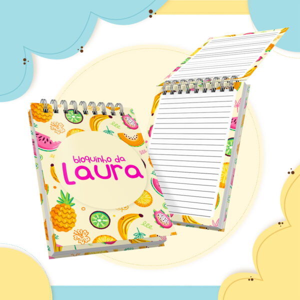 Bloquinho de Anotações Frutinhas Menina