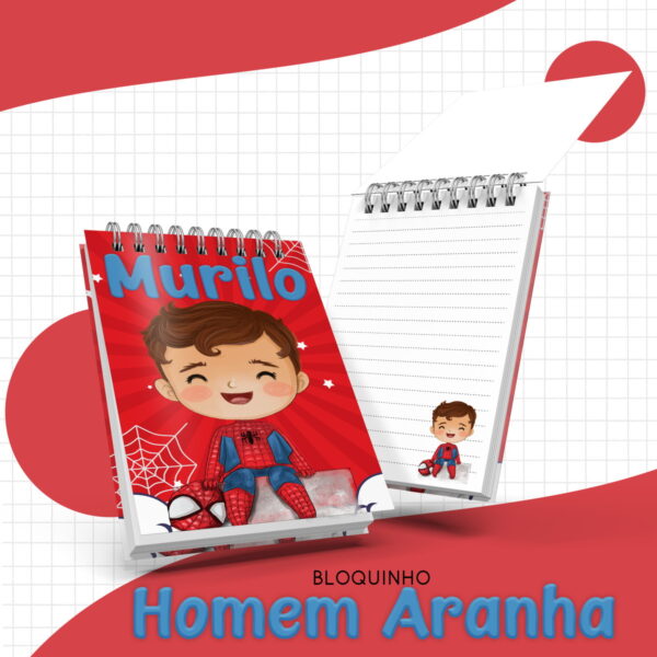 Bloquinho Homem Aranha