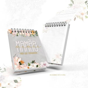 Bloquinho Mamãe Floral