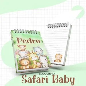 Bloquinho Safari Lindo Menino 21 Bloquinho Safari Lindo Menino