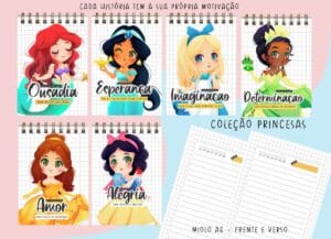 Bloquinhos Princesas