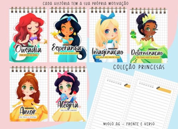 Bloquinhos Princesas