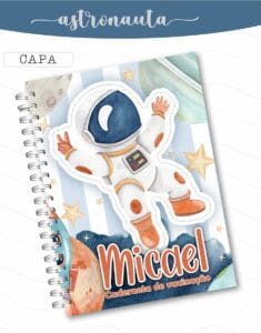 Caderneta de Saúde Astronauta Menino