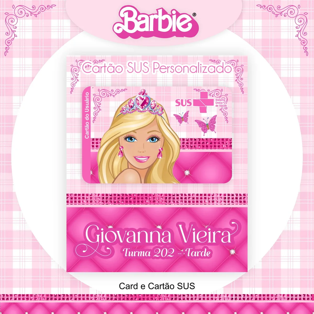 Caderneta de Saúde Barbie 2 Caderneta de Saúde Barbie