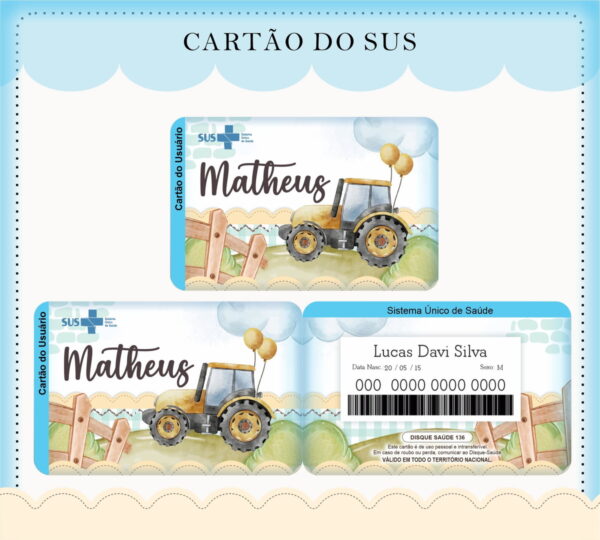 Caderneta de Saúde Trator