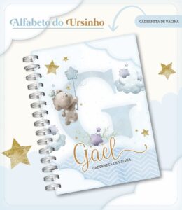 Caderneta de Vacina Alfabeto Ursinho