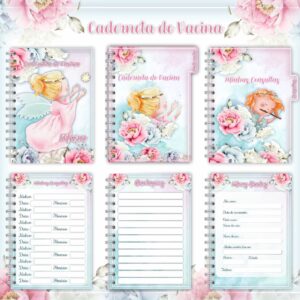 Caderneta de Vacina Anjinha Menina
