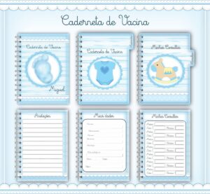 Caderneta de Vacina Baby Menino