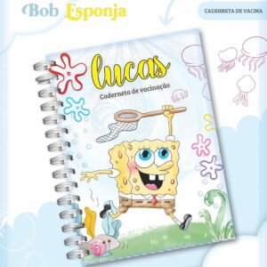 caderneta de vacina bob esponja arquivo digital caderneta saude menino